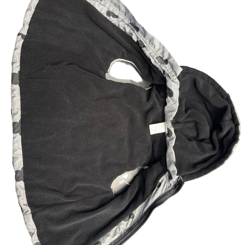 Disney Mickey Mouse Puffer Vest Toddler 2T Gray Black Kids Outerwear - Picture 6 of 7